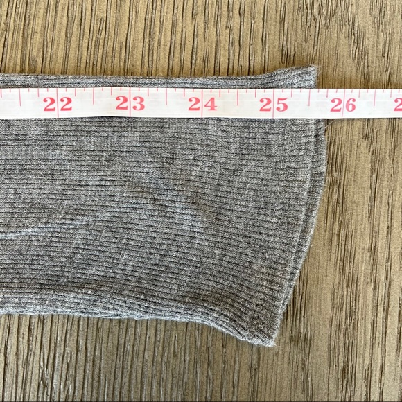 Gray Ribbed Long Sleeve - Picture 6 of 6